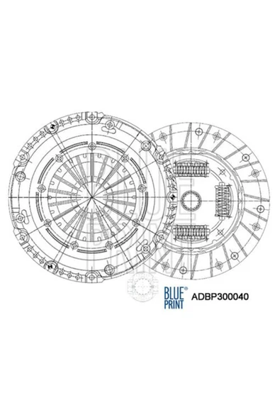 Blue Print ADBP300040 Adbp300040 Debriyaj Seti Volkswagen-audi 04e141016ks1 ürün görseli 1