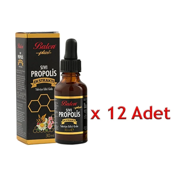 Balen Sıvı Propolis Ekstraktı 30 ml 12'li ürün görseli 1