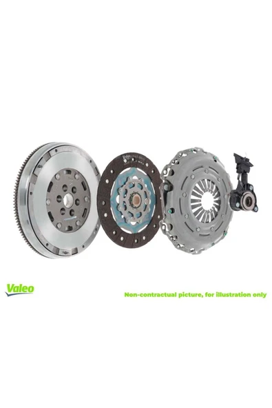 VALEO 837346 DMF VOLANLI DEBRIYAJ SETI VW CADDY GOLF PASSAT AUDI A3 SEAT LEON SKODA OCTAVIA  AZV BKP BMM BUB DFSC ürün görseli 1