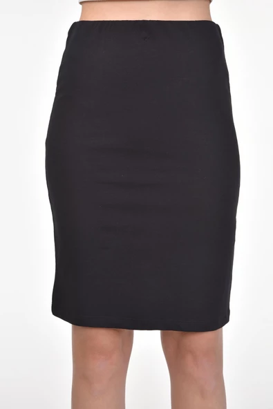 DRR Moda Bel Lastikli Siyah Kalem Etek - 5
