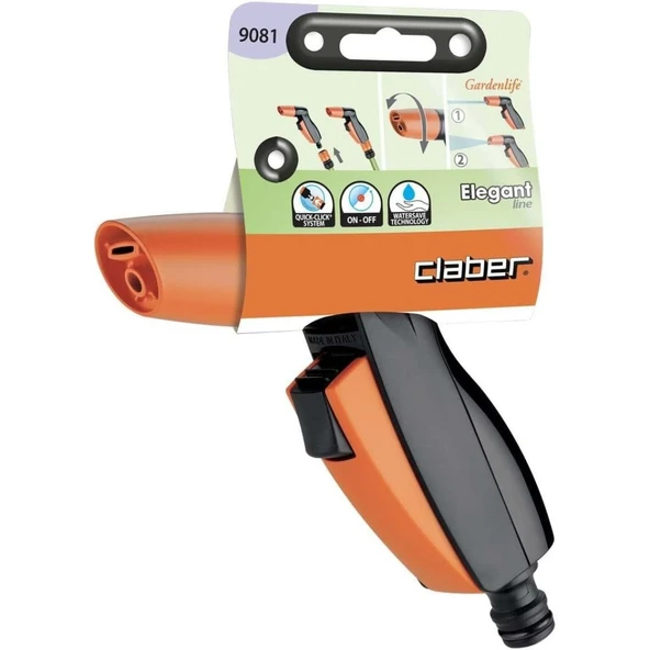 Claber 9081 Elegant Dual Jet Sulama Tabancası 2 Foksiyonlu - 2
