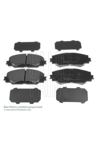 Blue Print ADT342171 Fren Balatası Ön Corolla Uyumlu Auris 07- 1.3 1.6 1Nrfe 1Zrfe Benzinli 04465-02 ürün görseli 1