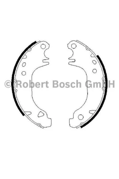 Bosch 0986487274 Kampana Balata 106 / Ax 86- Saxo 96- 180x30 Uyumlu ürün görseli 1