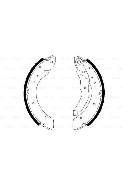 Bosch 0986487327 Kampana Balata 228.6×42 Mm E36 316 Uyumlu ürün görseli 1