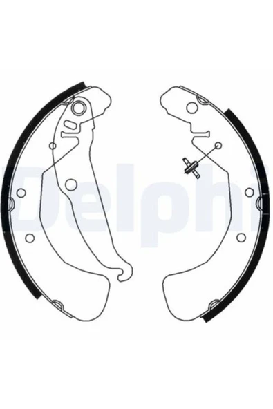 Delphi LS1829 Kampana Balata Arka ( Opel Astra G-- H / Combo C-- Zafıra A ) 1605920