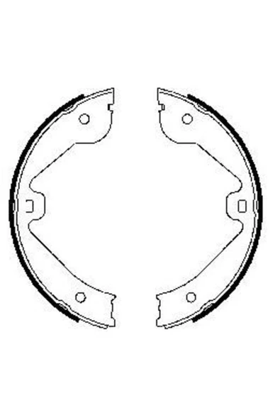 Ferodo FSB4000 EL FREN BALATASI (VW TOUAREG 03-10  AUDI Q7 07-15  PORSCHE CAYENNE 03-10  MERCEDES M-R-GL 05-) ürün görseli 1