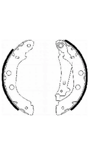Ferodo FSB577 KAMPANA BALATA ( RENAULT   KANGOO 1.5DCI YM / 1.9D ) ürün görseli 1