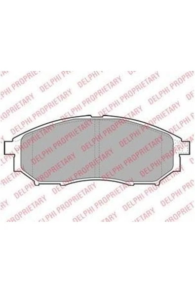 Delphi LP2030 BALATA FREN ON-(RENAULT   KADJAR 2015 / RENAULT   KOLEOS 08/13  2.0DCI  / NISSAN   QASQHAI 1.6-2.0 D ürün görseli 1