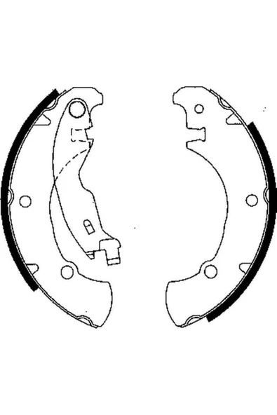 Delphi LS1840 FREN PABUCU FIAT BRAVA BRAVO MAREA 96- ARKA ürün görseli 1