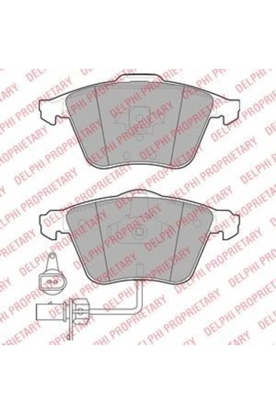 Delphi LP1922 ON FREN BALATASI-KABLOLU-  (AUDI A6 05-11  A4 01-08) ürün görseli 1