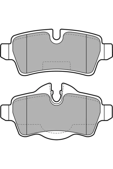 Blue Print ADG04299 Blue Prınt Adg04299 Fren Balatası Arka Cooper D S 06- ürün görseli 1