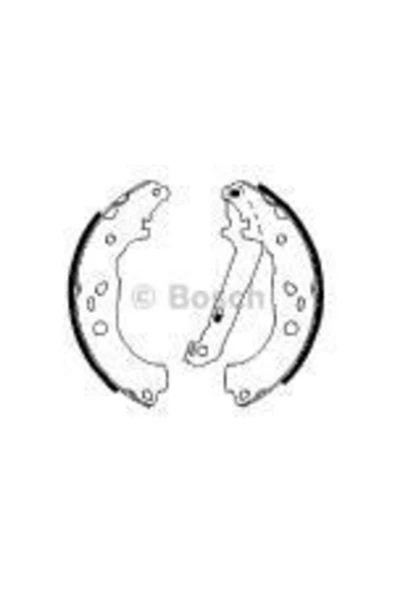 Bosch 0986487810 Kampana Balata Focus Iı 04- Abssız 228x42 Uyumlu ürün görseli 1