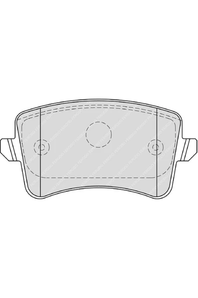 Ferodo FDB4190 ARKA FREN BALATASI-  DISK 330×22 (AUDI A4 08-16  A5 08-17  Q5 09-17) ürün görseli 1