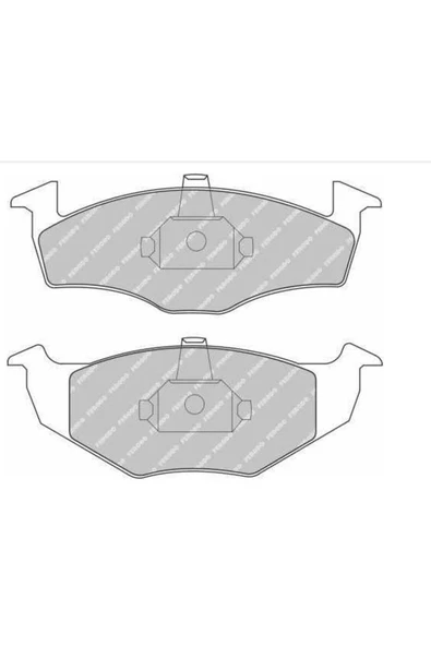 Ferodo FDB1101 ON FREN BALATASI-KABLOSUZ-  (VW POLO 95-10  FABIA 00-10) ürün görseli 1