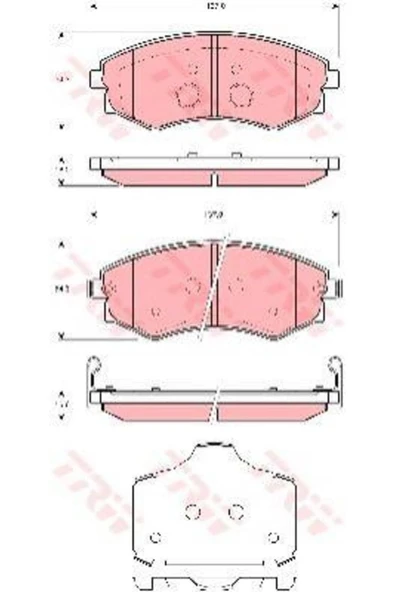 FREN BALATASI ÖN REXTON 0612 ürün görseli 1