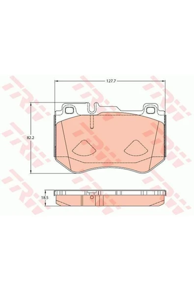 FREN BALATASI ÖN W205 C SERİSİ C180 C220 BlueTEC C250 BlueTEC C250CGİ C3 ürün görseli 1