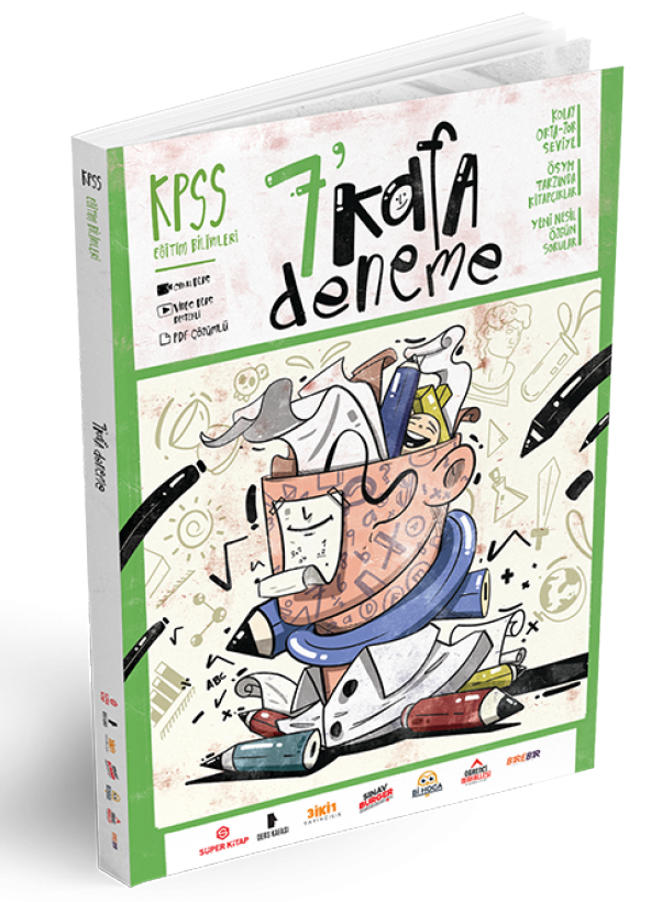 Süper Kitap KPSS Eğitim Bilimleri 7 Kafa Deneme