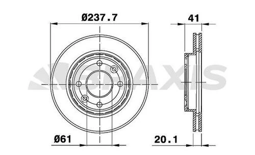 Braxis AE0015 Ae0015 Ön Fren Disk Aynası Havalı Renault 19 Renault 21 Clio I Iı Kangoo Megane I Symbol I 1.2 1.4 1.5 1.6 1.9 Küçük 7701204286