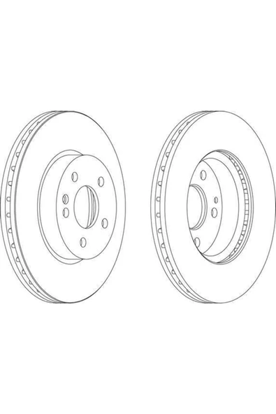 Ferodo DDF1203 Fren Dıskı On Vıano W639 03- Vıto W639 03- V-class W447 14- Vıto ürün görseli 1