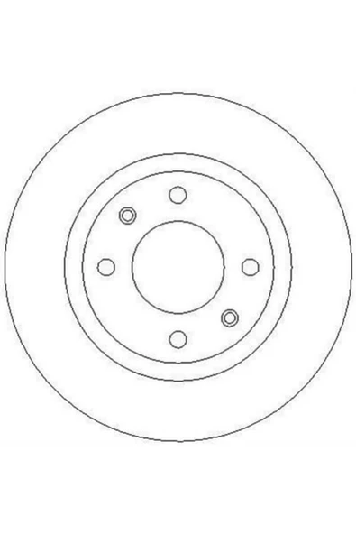 Ferodo DDF1000 FREN DİSKİ ÖN 301 12- PARTNER 96- / C-ELYSEE 12- C ürün görseli 1