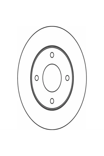 Ferodo DDF1621 Ddf1621 Fren Diski Ön Colt 04-12 / Forfour 04-06 Havalı 256mm ürün görseli 1