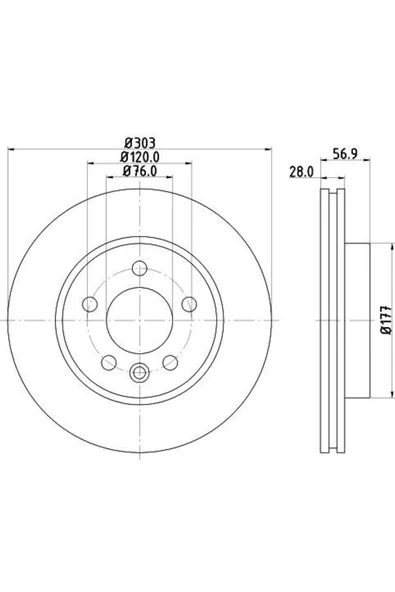 Ferodo DDF2017C Ddf2017c Fren Diski Ön Amarok 10- ürün görseli 1