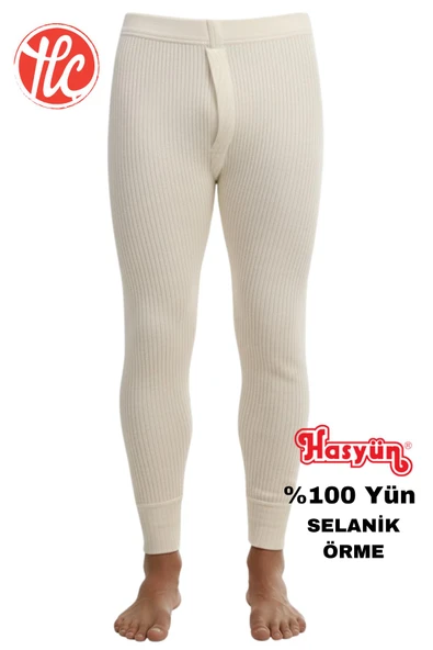 Hasyün 1001 Erkek %100 Avusturalya Yün Uzun Don İçlik - 2