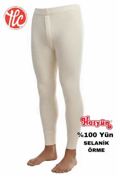 Hasyün 1001 Erkek %100 Avusturalya Yün Uzun Don İçlik - 3