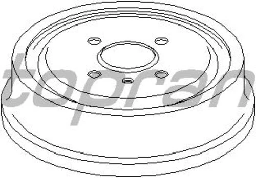 TOPRAN 205238001 Fren Kampanası (Opel: Astra F-G Vectra B Combo)