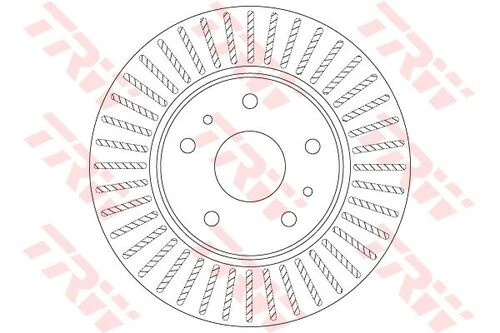Trw Df6684 Ön Fren Diski Suzuki Sx4 06 5b 280mm 5531180j02 ürün görseli 1