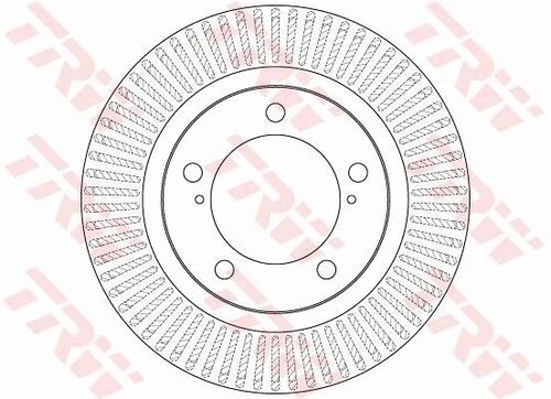 Trw Df6239s Fren Diski Ön Adet Land Cruiser 2007 4351260180 ürün görseli 1