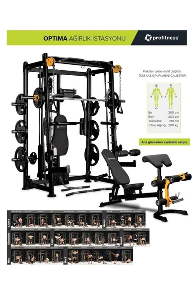 Profitness Optima Çalışma İstasyonu