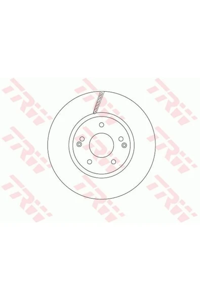 DF6804 Fren Diski Ön Havalı 298 5 Ssangyong Actyon Korando 2.0 12- ürün görseli 1