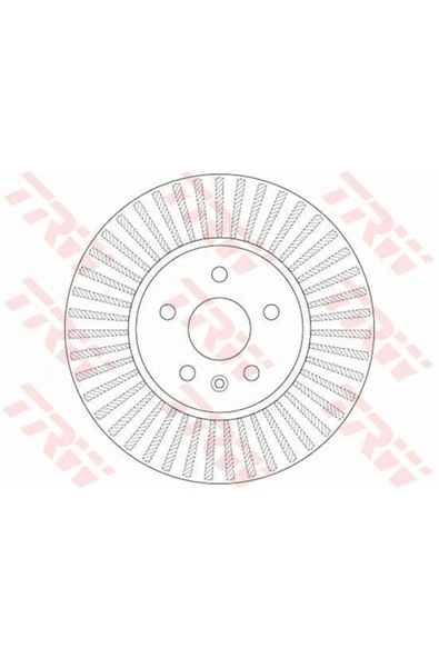-df6629 Ön Fren Diski Takım Çift Fiyatıdır Havalı 300m... ürün görseli 1