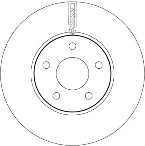 Otoses Trw-df6975 Fren Dıskı On Havalı 282-5 Ford: Focus Iv 1