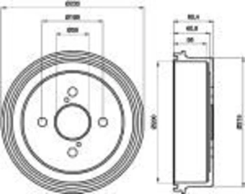 Yavuzsan 34565 Kampana Corolla 88-02 Arka Adet 4243112130 ürün görseli 1