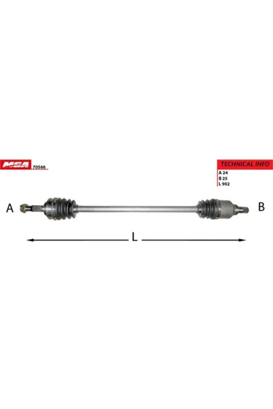 MGA 70566  Aks Sağ Applause 90-96 ürün görseli