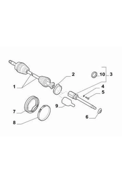 Opar 52078096  Aks Mili Sağ Egea ürün görseli 1