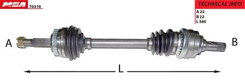 MGA 70319 AKS SOL ABSLİ ASTRA F 91-98 1.4 1.6