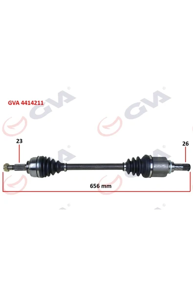 GVA 4414211 Komple Aks Sol Symbol-thalıa/logan Iı 1.5 Dcı 12- Abs Lı Uyumlu ürün görseli