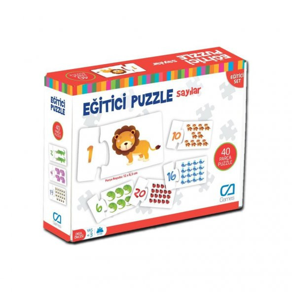 CA GamesEğitici Puzzle Sayılar CA.5031