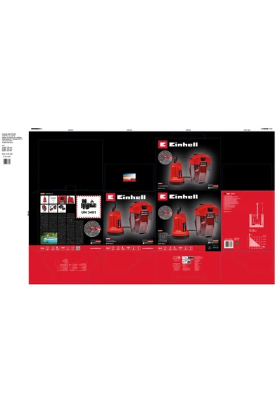 Einhell GE-SP 18 LL Li (1x4,0 Ah),Akülü Dalgıç Pompa - Temiz Su - 8