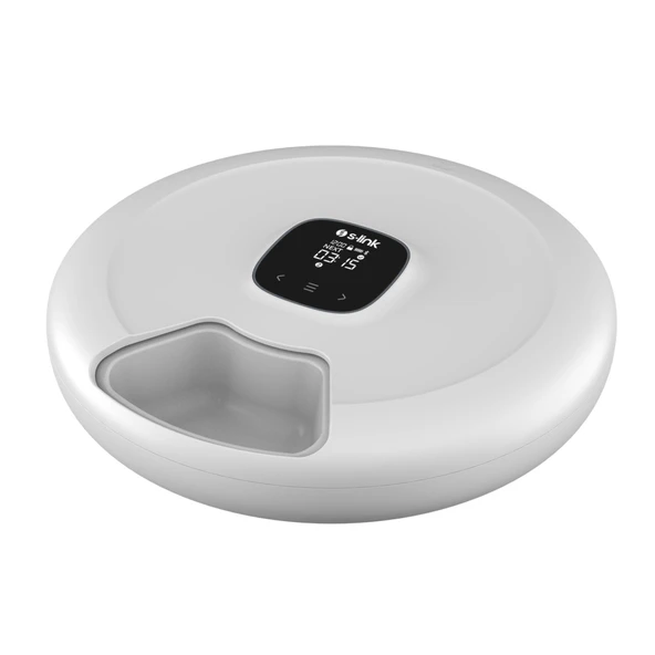 S-link SL-24 170ml Islak ve Kuru 6'sı 1 Arada Wifi Tuya Destekli Akıllı Kedi Köpek Besleyici Yem Kabı - 3