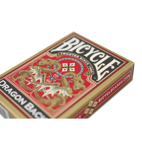 Bicycle® Dragon Back Kırmızı - Gold Oyun İskambil Kartı - 2