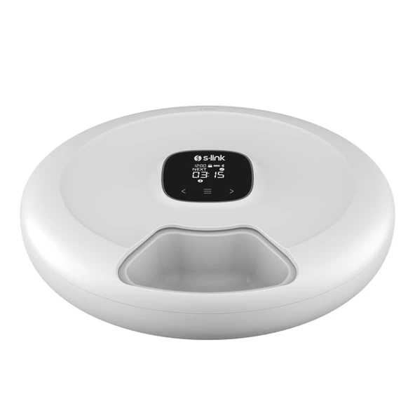 S-link SL-24 170ml Islak ve Kuru 6'sı 1 Arada Wifi Tuya Destekli Akıllı Kedi Köpek Besleyici Yem Kabı