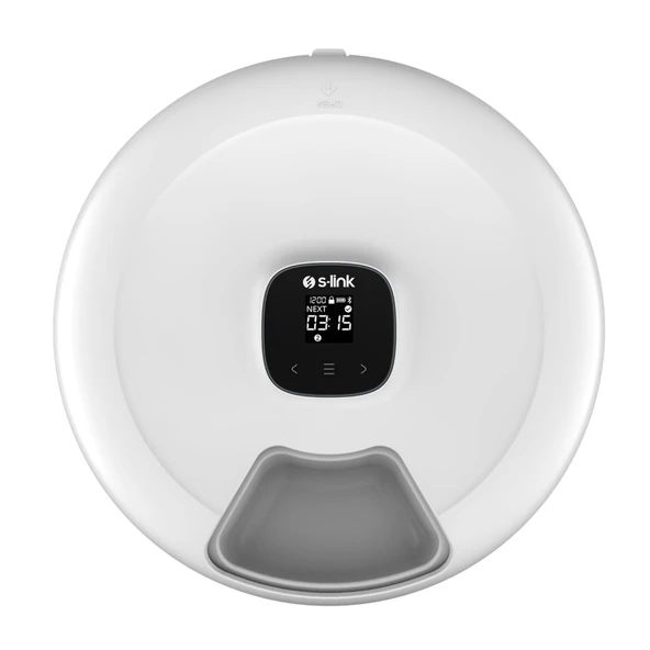 S-link SL-24 170ml Islak ve Kuru 6'sı 1 Arada Wifi Tuya Destekli Akıllı Kedi Köpek Besleyici Yem Kabı - 4
