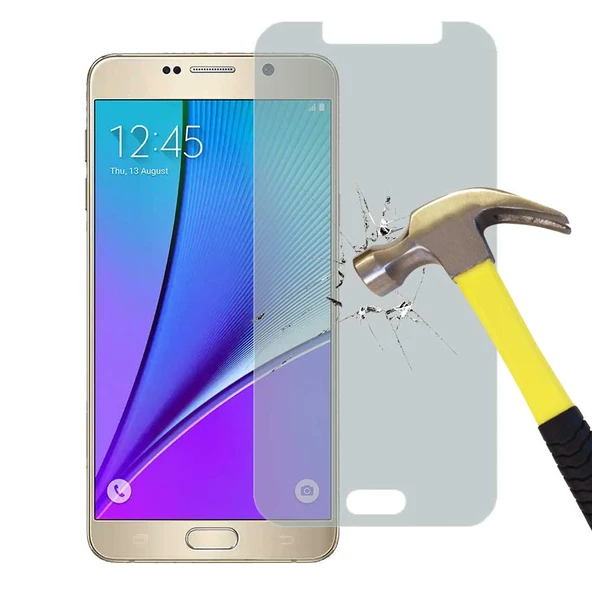 Samsung Galaxy Note 5 Uyumlu Temperli Kırılmaz Cam Ekran Koruyucu 3 lü Set - Resim 2