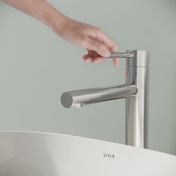Vitra Origin A42557 Çanak Lavabo Bataryası, Krom - 3