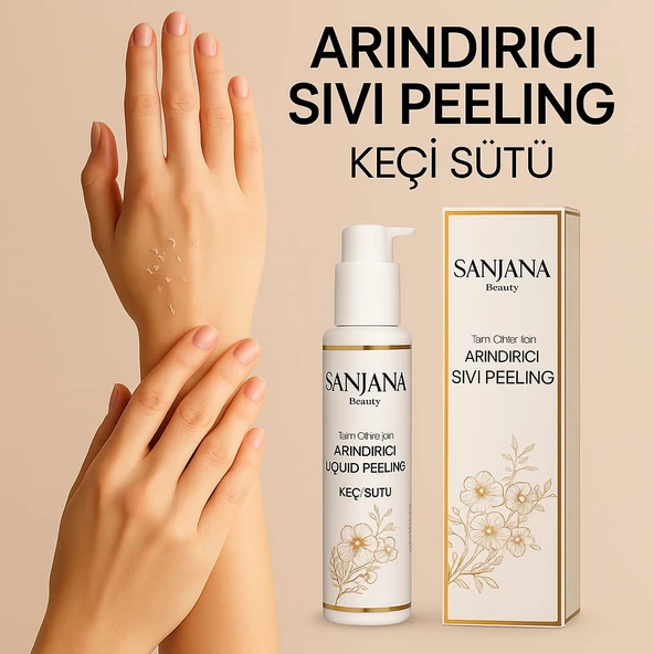 SANJANA KEÇİ SÜTLÜ PEELİNG, ÖLÜ DERİLERİ SOYUCU,125 ML - 4
