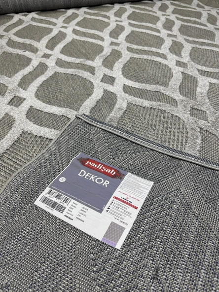 Padişah Halı Dekor Koleksiyonu 54093-295 Gri - 5